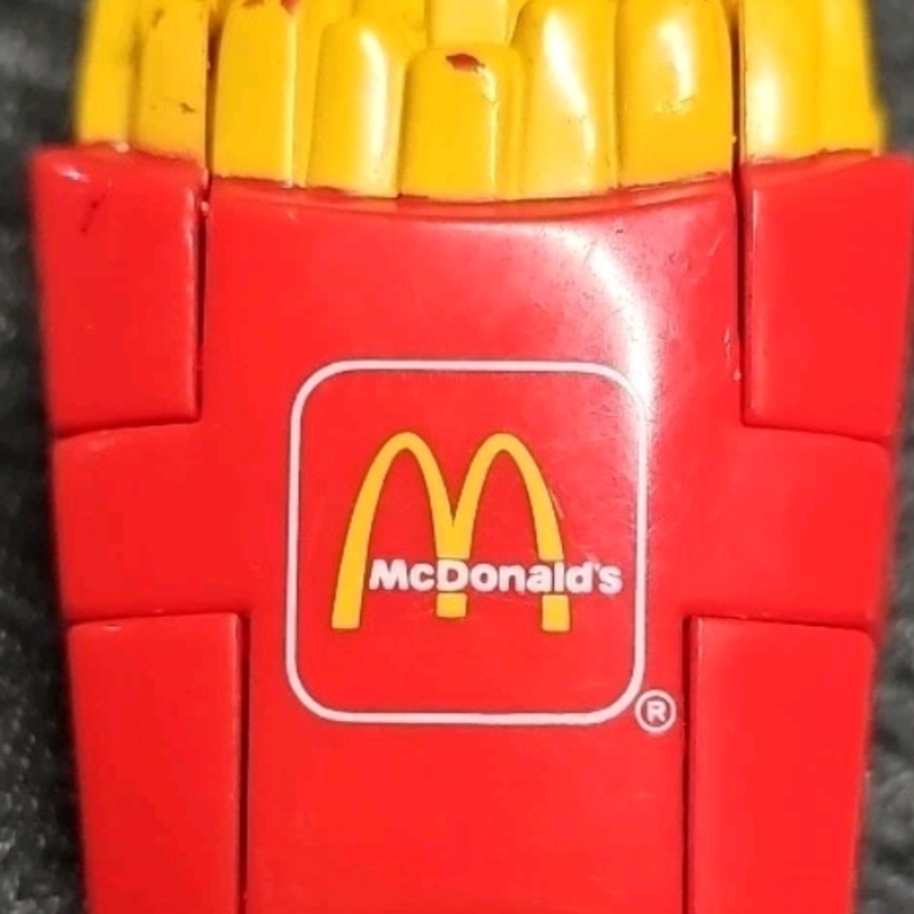 VINTAGE 1990 McDonald's Changeables Transformers Happy Meal Box Dinosaur Toy